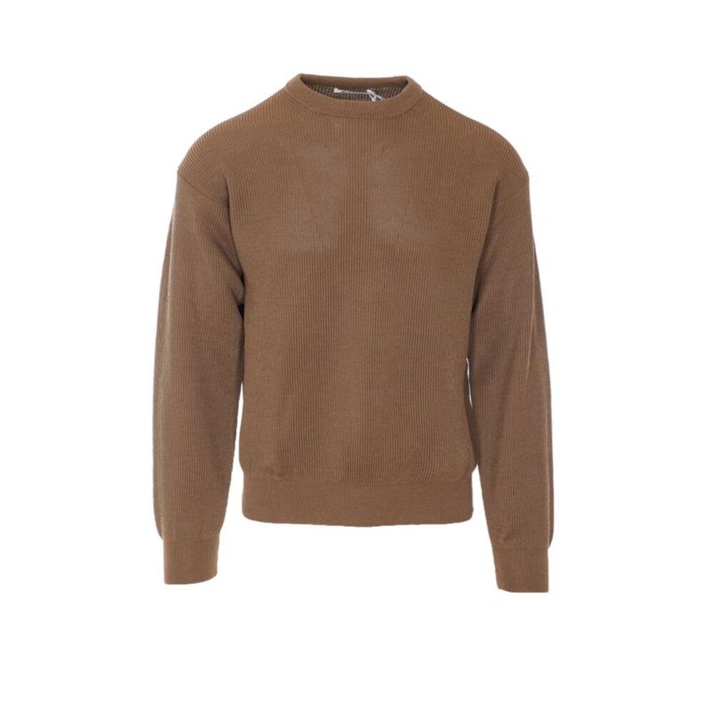 Auralee Men Flat Yarn Sweater